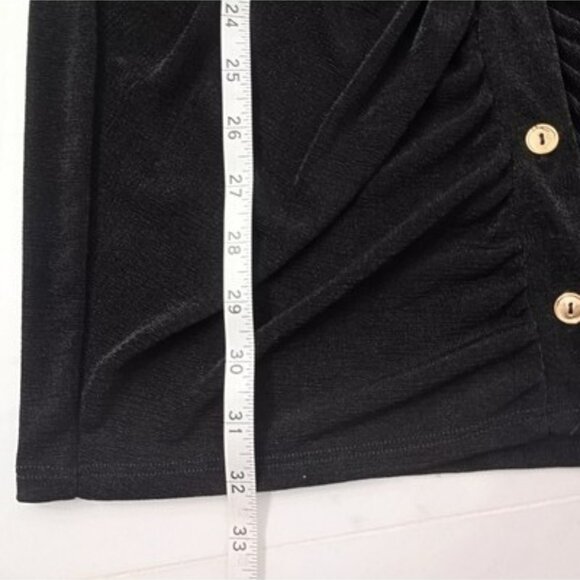 Jasmine By Free People Dress M Black Button-Up Long Sleeve Womens - Picture 10 of 10